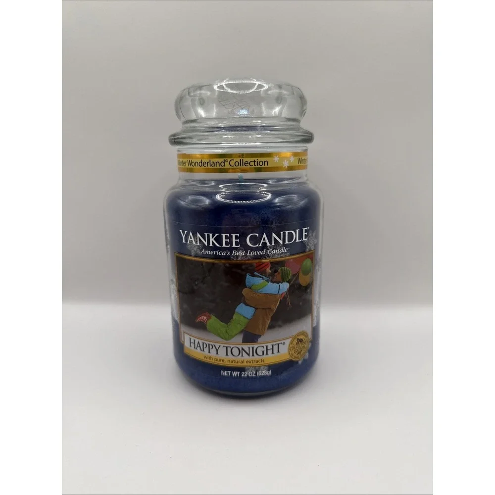 2017 Yankee Candle - HAPPY TONIGHT - 22 oz  WINTER WONDERLAND COLLECTION Retired
